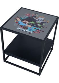 Nachttisch Phoenix, wei&szlig;, neutral, B:45cm H:45cm T:48cm, Tische, Nachttisch, mit Ablage