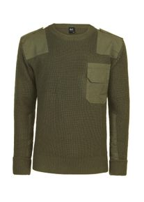 Kapuzenpullover Brandit "BW Pullover", Herren, Gr. L, gr&uuml;n (oliv), Obermaterial: 100% Baumwolle CO., Pullover Kapuzenpullover