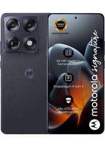 Motorola Smartphone "Signature", Energieeffizienz: A, pantone carbon, 512 GB, Mobiltelefone, Super-HD+-Display, Corning Gorilla Glass Victus2, 90W-TurboPower, Smartphone