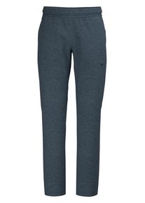 Jerseyhose TRIGEMA "TRIGEMA Hose DELUXE Baumwolle", Damen, Gr. 5XL, Normalgr&ouml;&szlig;en, blau (jeans, melange), Single Jersey, 100% Baumwolle, Hosen Jerseyhose