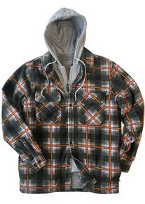 Thermohemd TERRAX WORKWEAR "Thermohemd", Damen, Gr. 3XL, EURO, gr&uuml;n (dunkelgr&uuml;n, orange), Obermaterial: 100% Polyester PES., Hemden Thermohemd