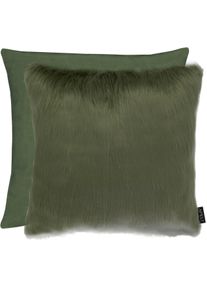 Dekokissen Apelt "Lars", gr&uuml;n, unifarben, B:45cm H:5cm L:45cm, Polyester, Dekokissen_Sitzkissen_Kissenh&uuml;llen, Dekokissen