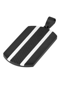 Adelia&acute;s Kettenanh&auml;nger ADELIA&acute;S "Unisex Anh&auml;nger aus Edelstahl", schwarz, Schmuckanh&auml;nger, Damen, Edelstahl, Kettenanh&auml;nger