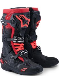 Alpinestars Tech 10, stivali , colore: Nero/Rosso , dimensione: 8 US