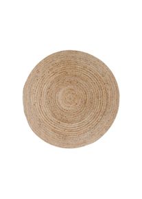 Outdoorteppich, Beigebraun, Textil, rund, pflegeleicht, strapazierf&auml;hig, Teppiche und B&ouml;den, Teppiche, Outdoorteppiche