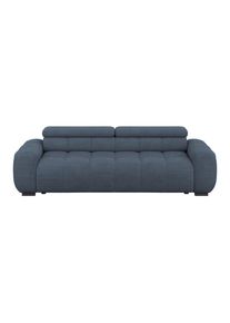 Luca Bessoni , Blau , Textil , 248x77-97x108 cm , Stoffauswahl, R&uuml;cken echt, elektrischer Sitzvorzug , Wohnzimmer, Sofas & Couches, Sofas, Big Sofas