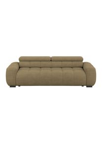 Luca Bessoni , Taupe , Textil , 248x77-97x108 cm , Stoffauswahl, R&uuml;cken echt, elektrischer Sitzvorzug , Wohnzimmer, Sofas & Couches, Sofas, Big Sofas