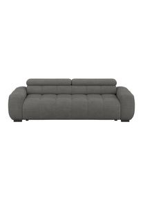 Luca Bessoni , Anthrazit , Textil , 248x77-97x108 cm , Stoffauswahl, R&uuml;cken echt, elektrischer Sitzvorzug , Wohnzimmer, Sofas & Couches, Sofas, Big Sofas