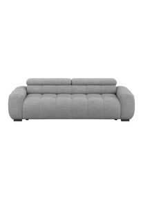 Luca Bessoni , Grau , Textil , 248x77-97x108 cm , Stoffauswahl, R&uuml;cken echt, elektrischer Sitzvorzug , Wohnzimmer, Sofas & Couches, Sofas, Big Sofas