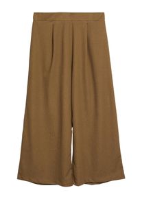 Culotte s.Oliver, Damen, Gr. 38, N-Gr, teak braun, Web, Obermaterial: 99% Polyester, 1% Elasthan, unifarben, bequem lang, Hosen Culotte
