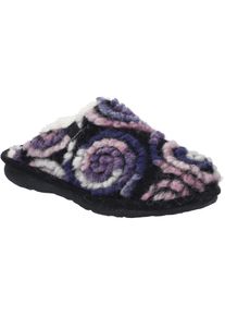 Hausschuh Josef Seibel "Lille 09, lila-multi", Damen, Gr. 37, lila (lila, multi), Obermaterial: 100% Textilmaterial TEXMAT., Schuhe Hausschuh