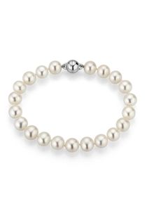 Perlenarmband Firetti "Schmuck Geschenk Armschmuck Armkette Perle", bunt (silberfarben, wei&szlig;), Armb&auml;nder, Damen, 19cm, Perlen Silber 925 (Sterlingsilber), Perlen, Silber 925 (Sterlingsilber), Perlenarmband, Made in Germany - mit S&uuml;&szlig;wasserzuchtperle