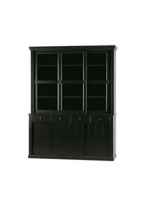 Tchibo - Woood &raquo;Lagos&laquo; Buffetschrank - 166x48x215cm - schwarz - Holz