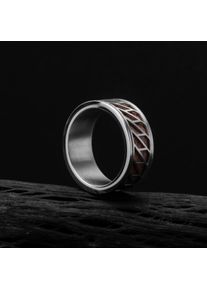 Holzkern Anello Bariton Argento e Noce