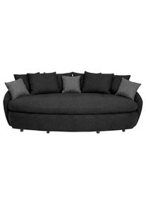 Luca Bessoni , Schwarz , Textil , 238x80x140 cm , Stoffauswahl, Hocker erh&auml;ltlich, Armteil links, Armteil rechts , Wohnzimmer, Sofas & Couches, Sofas, Big Sofas