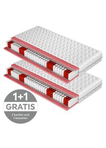 M&Ouml;BELIX M&ouml;belix , Textil , H2 , 80x200 cm , Bezug abnehmbar/waschbar, wendbar, optimale Bel&uuml;ftung, alternative Gr&ouml;&szlig;en erh&auml;ltlich ,