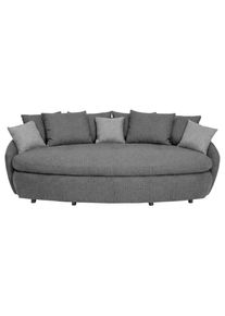Luca Bessoni , Anthrazit , Textil , 238x80x140 cm , Stoffauswahl, Hocker erh&auml;ltlich, Armteil links, Armteil rechts , Wohnzimmer, Sofas & Couches, Sofas, Big Sofas