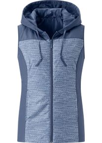 Damer V&auml;st jeansbl&aring;-ecru, med tryck Gr&ouml;&szlig;e 54
