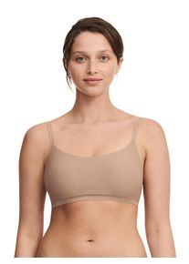 Bustier Chantelle "SOFTSTETCH", Damen, Gr. XS/S, N-Gr, coffee latte, Obermaterial: 87% Polyamid, 13% Elasthan, BHs Bustier, mit nicht herausnehmbaren Pads