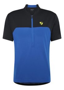 Radtrikot Ziener "NARIUS-Z", Herren, Gr. 56, blau (cobalt blau), Obermaterial: 85% Polyester, 15% Baumwolle. Obermaterial 2: 100% Polyester, Trikots Radtrikot