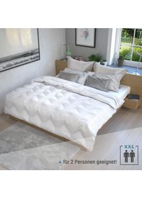 Microfaserbettdecke Jekatex "Bettdecke, Microfaserbettdecke in 200x200 cm", wei&szlig;, B:200cm L:200cm, Bezug: 100% Polyester. F&uuml;llung: 100% Polyester, Bettdecken, Microfaserbettdecke, Ganzjahresdecke, Allergiker geeignet