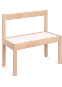 Sitzbank Pinolino "Olaf", beige (natur, wei&szlig;), Sitzb&auml;nke, Kinder, B/H/T: 53cm x 51cm, Holz, Sitzbank, Made in Europe, B:53cm H:51cm