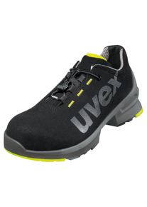 Sicherheitsschuh Uvex "1 Halbschuh" Gr. 40, schwarz (schwarz, limette), 40, Obermaterial: 100% sonstige Fasern AF., Schuhe, Sicherheitsschuh