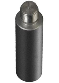 Deckentr&auml;gerverl&auml;ngerung Liedeco "Power", grau (aluminiumfarben), L:5cm &Oslash;:2cm, Gardinenstangenhalterungen, Deckentr&auml;gerverl&auml;ngerung, f&uuml;r Gardinenstangen &Oslash; 20 mm