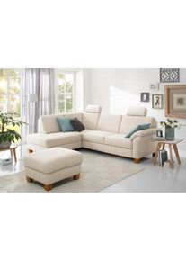 Kopfst&uuml;tze Home Affaire "Borkum, B: 52cm", beige (natur), B:52cm H:22cm, Luxus-Microfaser (100% Polyester), Luxus-Microfaser Toro (100% Polyester), Struktur (100% Polyester), MELROSE (100% Polyester). , Polsterauflagen, Kopfst&uuml;tze