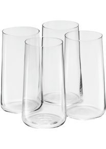 Longdrinkglas Van Well "Ava, Longdrinkgl&auml;ser 55,0 cl, 4 St&uuml;ck", transparent, H:15,9cm &Oslash;:8,4cm, Kristallglas, Trinkgef&auml;&szlig;e, Longdrinkglas, Geschenkkarton mit Sichtfenster, sp&uuml;lmaschinengeeignet