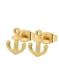 Adelia&acute;s Paar Ohrstecker ADELIA&acute;S "Unisex Ohrringe &iquest; Ohrstecker aus Edelstahl", gold, Ohrringe, Damen, Edelstahl, Paar Ohrstecker