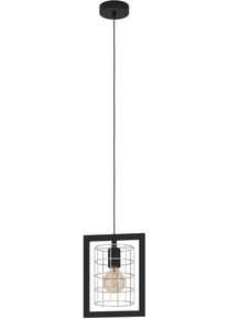 Eglo H&auml;ngeleuchte "JUBILY", schwarz, H: 110cm, 1 Stk., Leuchten, H&auml;ngeleuchte in schwarz aus Stahl - exkl. E27 - 40W, H&auml;ngeleuchte