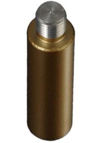 Deckentr&auml;gerverl&auml;ngerung Liedeco "Power", grau (messingfarben), L:5cm &Oslash;:2cm, Gardinenstangenhalterungen, Deckentr&auml;gerverl&auml;ngerung, f&uuml;r Gardinenstangen &Oslash; 20 mm