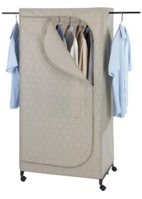 Kleiderst&auml;nder Wenko "Balance", grau (taupe), B:75cm H:160cm T:50cm, Polypropylen, Stahl, Garderobenst&auml;nder, Kleiderst&auml;nder, BxTxH: 75x50x160 cm