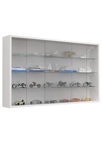 Wandregal Vcm "H&auml;ngevitrine Wandvitrine Sammel Deko Drivalo XL", wei&szlig;, B:100cm T:15cm, Regale, Wandregal
