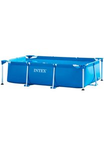 Framepool Intex "Metal Frame Rectangular", blau, B:150cm H:60cm L:220cm, Schwimmbecken, Framepool, BxLxH: 150x220x60 cm