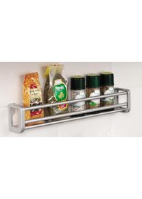 Ablageregal Ruco, silber (aluminiumfarben, silber), B:39cm H:6cm T:7,5cm, Aluminium, Regale, Ablageregal, Aluminium/Kunststoff, ohne Bohren und Schrauben zu befestigen