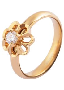Adelia&acute;s Fingerring ADELIA&acute;S "Damen Ring aus Edelstahl" Gr. 54, gold, Fingerringe, Damen, 54, Edelstahl, Fingerring