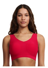 Bustier Chantelle "SOFTSTRETCH", Damen, Gr. XL/XXL, N-Gr, poppy rot, Obermaterial: 80% Polyamid, 20% Elasthan, BHs Bustier, V-Ausschnitt
