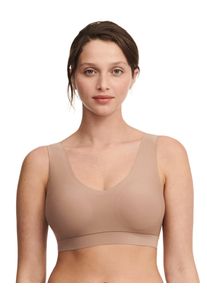 Bustier Chantelle "SOFTSTRETCH", Damen, Gr. XL/XXL, N-Gr, coffee latte, Obermaterial: 80% Polyamid, 20% Elasthan, BHs Bustier, V-Ausschnitt