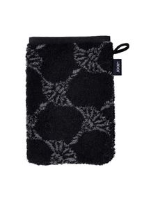 JOOP! Waschhandschuh JOOP "Waschlappen Classic Cornflower 1er Pack" Gr. S, schwarz, B:16cm, Obermaterial: 100% Baumwolle CO., Handt&uuml;cher, Waschhandschuh