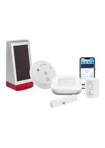 homematic IP Smart-Home Starter-Set "Starter Set Alarm + Au&szlig;ensirene", wei&szlig;, B:28,5cm H:32cm T:40,5cm, Smart-Home-Stationen, Smart-Home Starter-Set