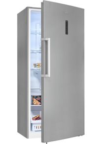 Exquisit Gefrierschrank "GS600-NF-H-040E inoxlook", Energieeffizienz: E, silberfarben, B:84cm H:189cm T:75cm, Gefrierschr&auml;nke, Gefrierschrank