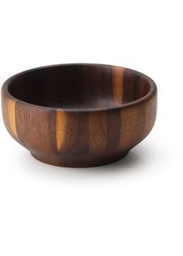 Sch&uuml;ssel CONTINENTA, braun (holzfarben), H:7cm &Oslash;:16cm, Holzwerkstoff, Sch&uuml;sseln, Sch&uuml;ssel, Akazie