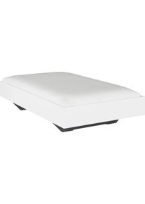 Futonbett Rauch "Phoenix", wei&szlig;, B:125cm H:41cm L:206cm, Betten, Futonbett, ohne Kopfteil