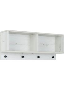 Wandregal Arthur Berndt "Wandregal &raquo;Lavea&laquo;", Baby, Gr. B/H/T: 78cm x 32cm x 20cm, 2 Stk. offene F&auml;cher, wei&szlig; (wei&szlig;, oak, nachbildung), Holzwerkstoff, Metall, Regale Wandregal