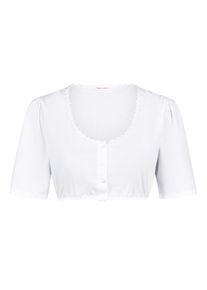 Dirndlbluse Nina von C. "Dirndl-Bluse Keulen&auml;rmel Marlene", Damen, Gr. 48, wei&szlig;, Obermaterial: 70% Baumwolle CO. 27% Polyester PES. 3% Elasthan EL., Blusen Dirndlbluse