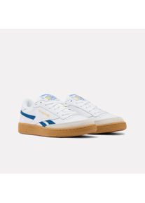 Trainingsschuh Reebok CLASSIC "CLUB C REVENGE VINTAGE", Damen, Gr. 45, wei&szlig;, athleticblau, gum, Leder, Schuhe Trainingsschuh