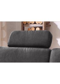 Kopfst&uuml;tze Home Affaire "Borkum, B: 52cm", grau (anthrazit), B:52cm H:22cm, Luxus-Microfaser (100% Polyester), Luxus-Microfaser Toro (100% Polyester), Struktur (100% Polyester), MELROSE (100% Polyester). , Polsterauflagen, Kopfst&uuml;tze