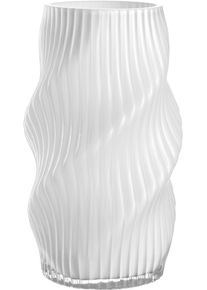 Dekovase Leonardo "GK/Vase VERDI", wei&szlig;, B:16cm H:30cm T:16cm, Glas, Vasen, Dekovase